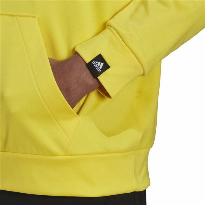 Sudadera con Capucha Hombre Adidas  Game and Go Big Logo Amarillo 1 Sudadera con Capucha Hombre Adidas  Game and Go Big Logo Amarillo 1
