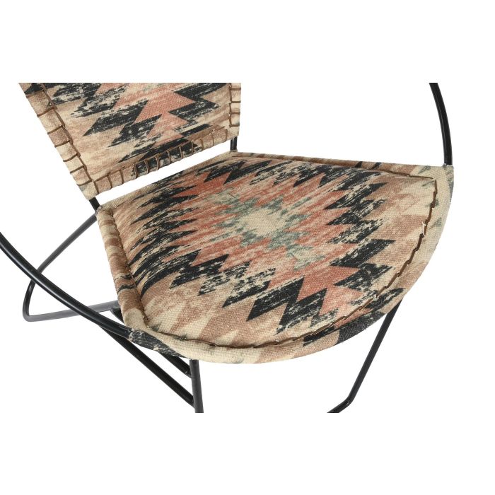 Silla DKD Home Decor Multicolor 76 x 76 x 63 cm 1 Silla DKD Home Decor Multicolor 76 x 76 x 63 cm 1