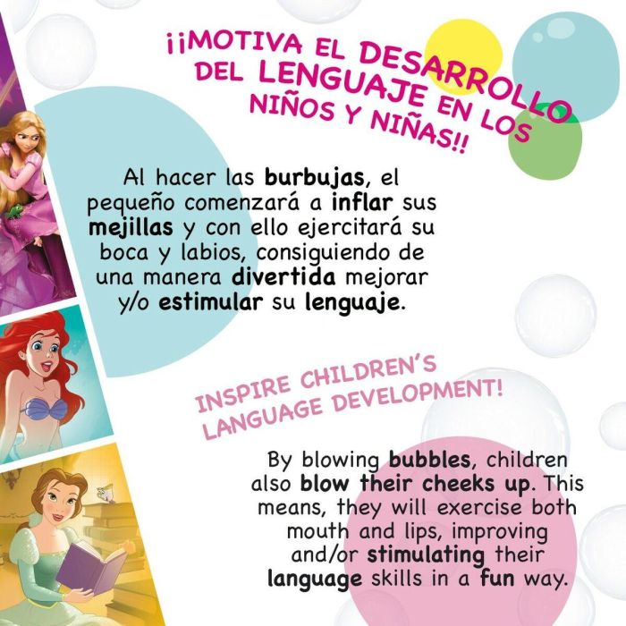 Pompero Disney Princess 60 ml 3,8 x 11,5 x 3,8 cm (216 Unidades) 3