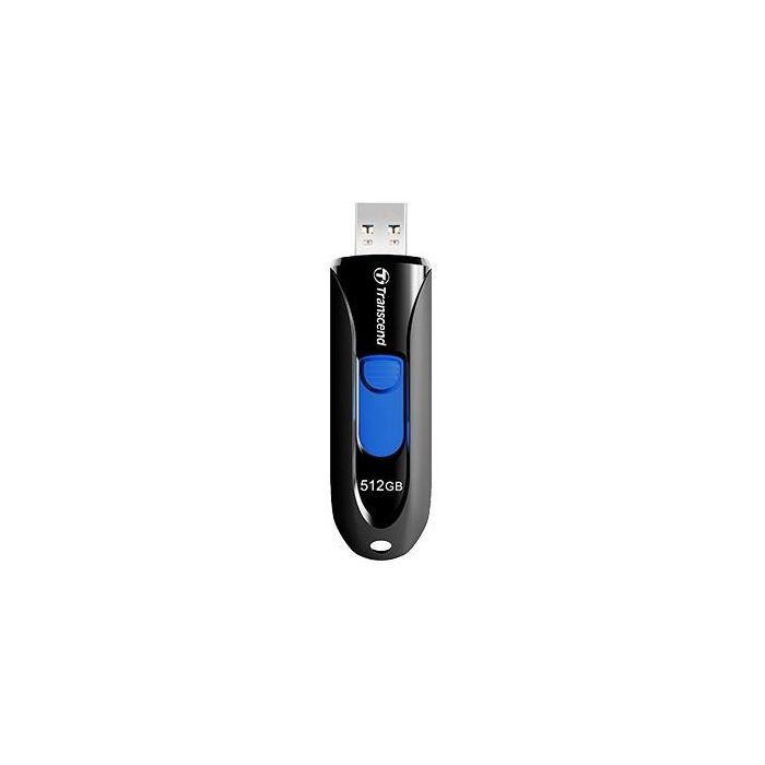 Transcend JetFlash 790 512GB USB 3.2 Gen 1 Tipo A Deslizar Negro