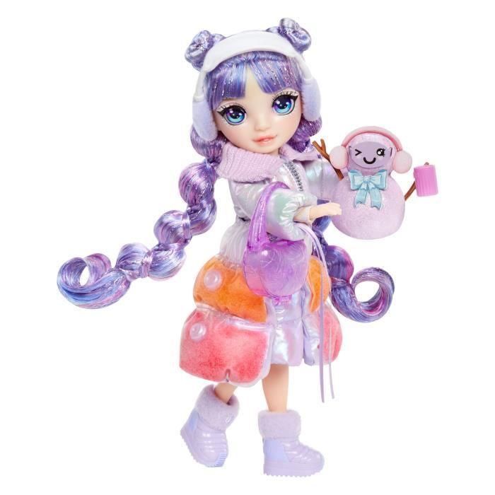 Muñeca rainbow high winter wonderland morada 22 cm. listas para la nieve! incluye un kit para hacer tu propio muñeco de nieve. 1 Muñeca rainbow high winter wonderland morada 22 cm. listas para la nieve! incluye un kit para hacer tu propio muñeco de nieve. 1