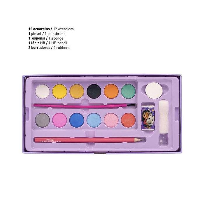 Cerdá Maletín Papelería Coloreable Casa de Gabby 27x9,5x13,5 cm 3