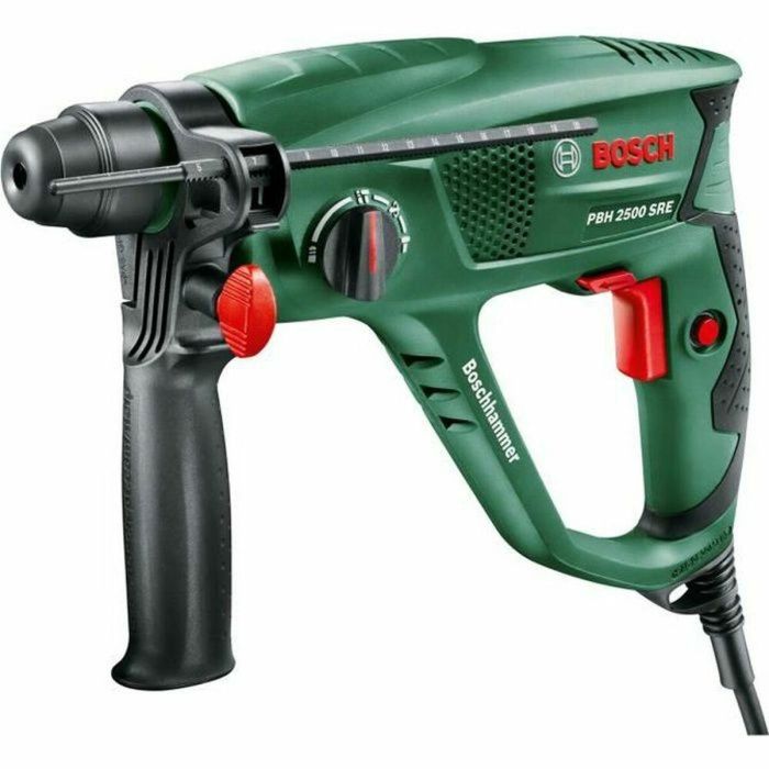 Bosch Martillo Perforador PBH 2500 SRE - Diámetro 30mm Madera/22mm Hormigón/13mm Acero - Eléctrico - SDS Plus