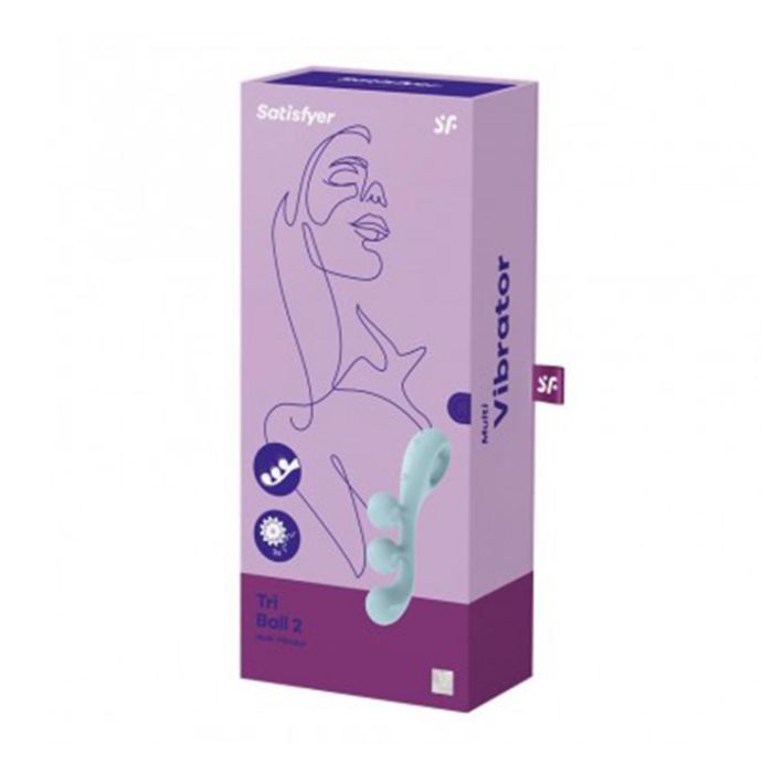 Satisfyer Tri ball 2 multi-vibrador light blue