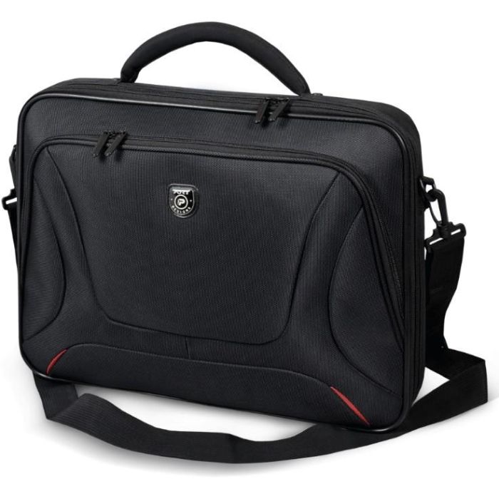 Port Designs 160512, Bolsa para portátil Courchevel Clamshell, 15,6 pulgadas, Negro 1 Port Designs 160512, Bolsa para portátil Courchevel Clamshell, 15,6 pulgadas, Negro 1