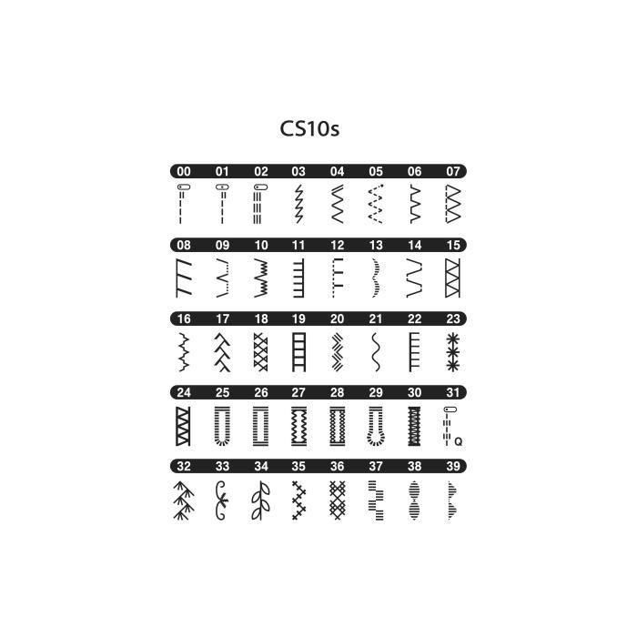 BROTHER - CS10s - Máquina de coser electrónica - 40 puntadas - Sistema de enhebrado de agujas - Pantalla LCD - Blanco 4 BROTHER - CS10s - Máquina de coser electrónica - 40 puntadas - Sistema de enhebrado de agujas - Pantalla LCD - Blanco 4