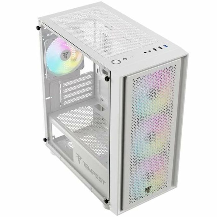 Caja Semitorre ATX Tempest Rampart Blanco 4