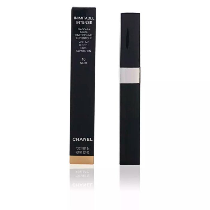 Chanel INIMITABLE INTENSE mascara #10-noir, Mascara de pestaas, Volumen, Longitud, Curvatura, Separacin Perfecta, 6 ml