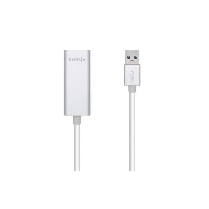 AISENS Conversor USB 3.0 A Ethernet Gigabit 10/100/1000 MBPS, 15cm