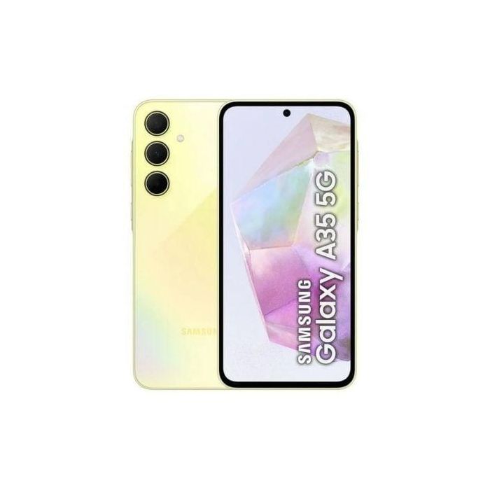Samsung SM-A356BZYBEUE Smartphone Galaxy A35 5G 6GB/128GB 6.6" Super AMOLED 120Hz Cám. 50MP IP67 Gorilla Glass Victus+ 5000 mAh Amarillo 0 Samsung SM-A356BZYBEUE Smartphone Galaxy A35 5G 6GB/128GB 6.6" Super AMOLED 120Hz Cám. 50MP IP67 Gorilla Glass Victus+ 5000 mAh Amarillo 0