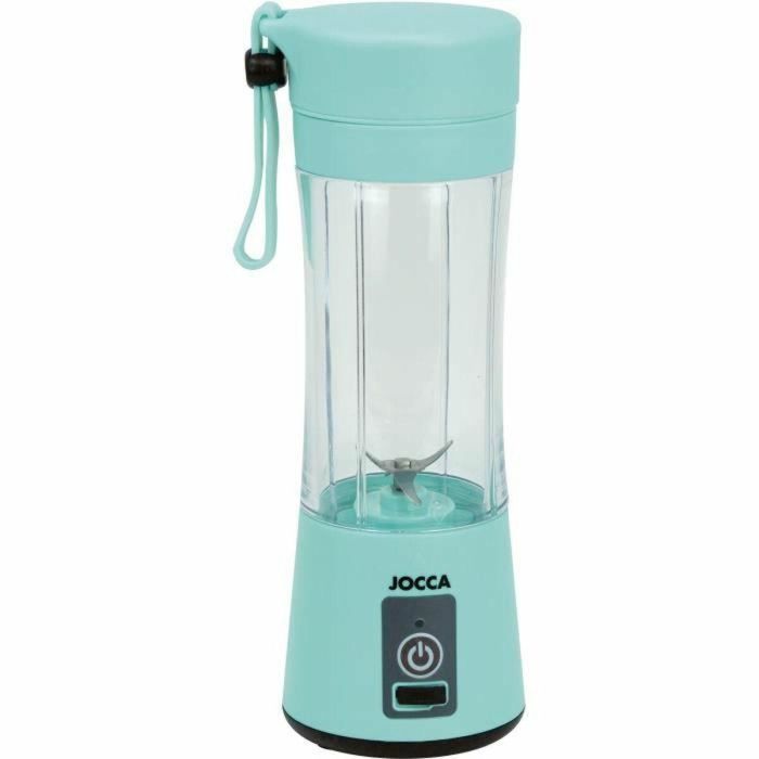 Jocca JOC8435253580870 Licuadora portátil Sweet 380 ml 2000 mAh recargable USB en color Verde
