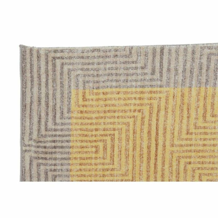 Alfombra DKD Home Decor Amarillo Marrón claro (120 x 180 x 0,7 cm) 1