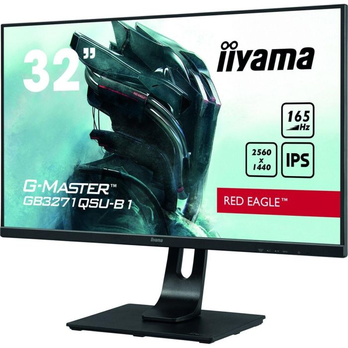 Iiyama G-Master Red Eagle Monitor Gaming 31.5" WQHD (2560x1440) IPS 165Hz 1ms FreeSync Soporte Ajustable HDMI DP USB 3.0 14