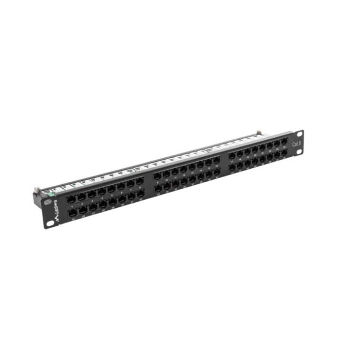 Lanberg Patch Panel PPU6-1048-B 48 Puertos 1U Negro 2