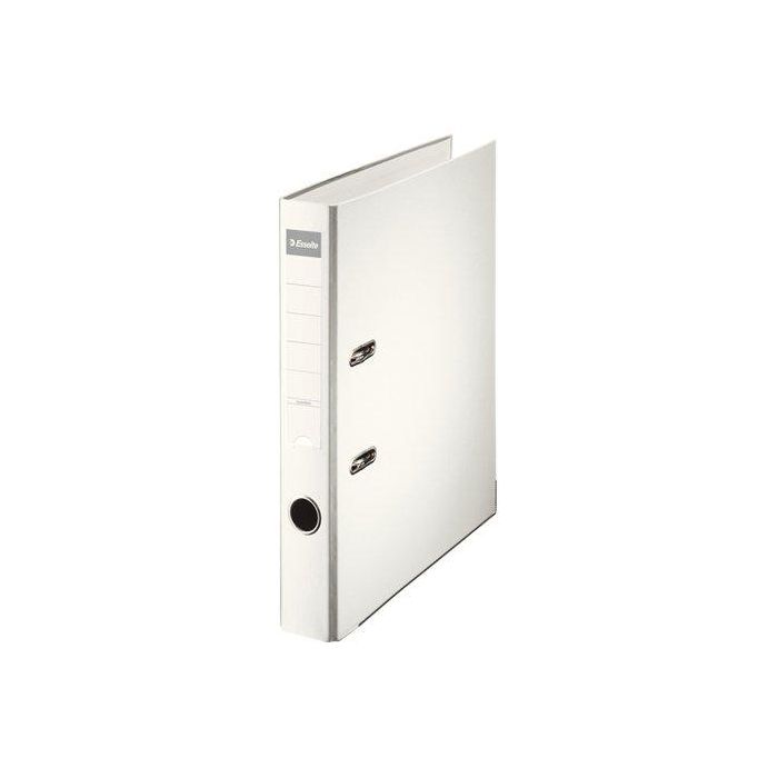 Archivador Palanca Esselte Plastico Forrado Con Rado A4 50Mm Blanco