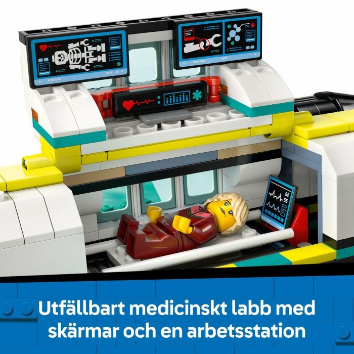 LEGO 60465 Ambulancia de Rescate Aéreo, Set de Construcción LEGO City para Niños de 6 Años en Adelante 10