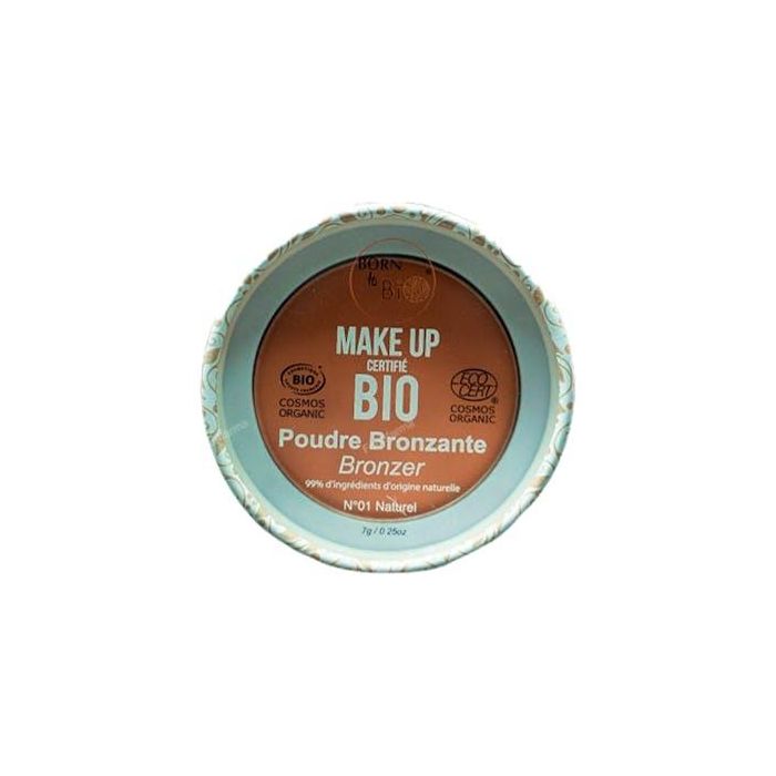 BORN TO BIO Polvo Bronceador Orgánico N1 Natural 7g