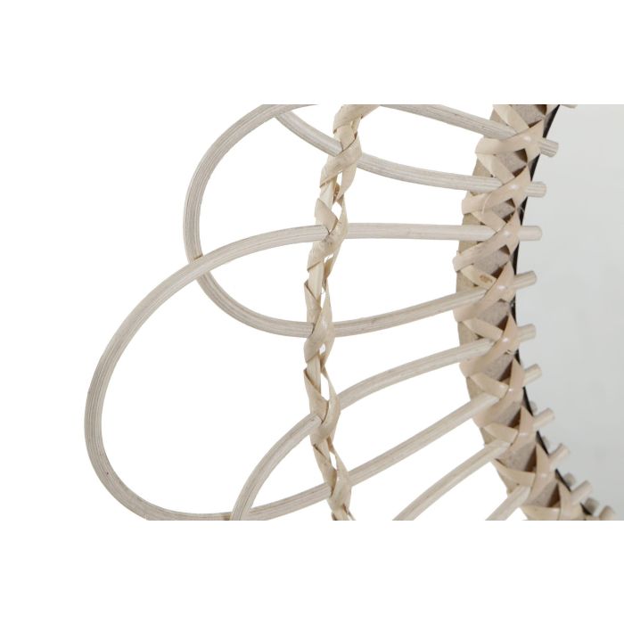 DKD Home Decor Espejo Boho Natural Ratán 46 x 46 x 1.5 cm (2 Unidades) 1 DKD Home Decor Espejo Boho Natural Ratán 46 x 46 x 1.5 cm (2 Unidades) 1