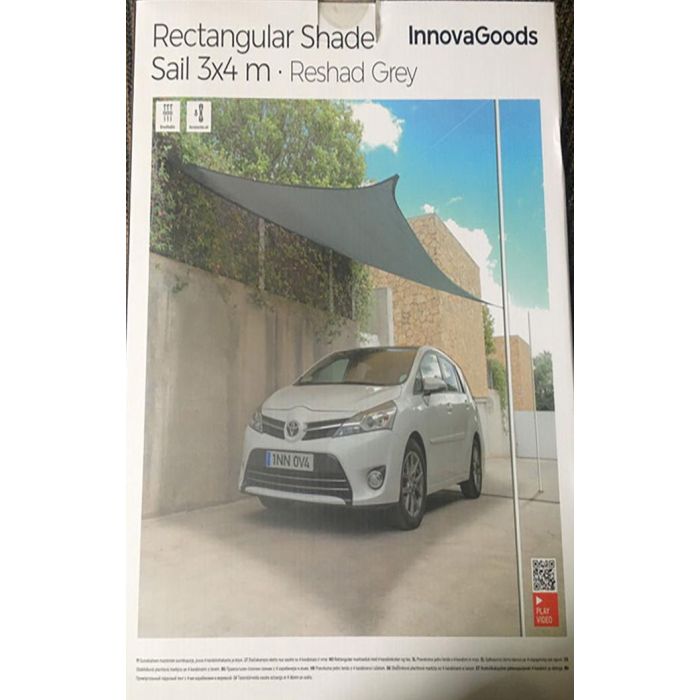 Toldo Vela Rectangular Reshad Innovagoo - Inde (4 Unidades) 6 Toldo Vela Rectangular Reshad Innovagoo - Inde (4 Unidades) 6