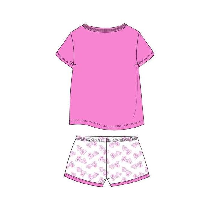 Pijama corto single jersey barbie 10 años 1 Pijama corto single jersey barbie 10 años 1