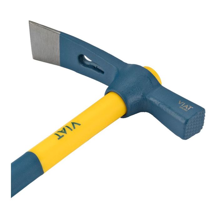 Viat Vt3081m Maceta española con mango de madera para abrir rozas, cabeza acero forjado, para demolición, rozas y golpeo, 130x270x45 mm, 1.22 kg 3