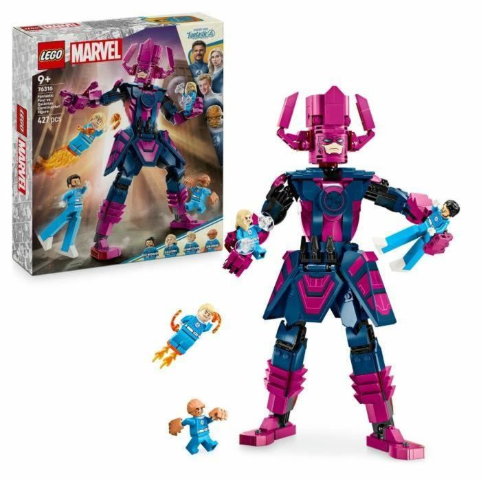 LEGO 76316 Marvel Cuatro Fantásticos vs Galactus: Set de Construcción con Figura Articulada Galactus 28cm y 4 Minifiguras Héroes +9 Años LEGO 76316 Marvel Cuatro Fantásticos vs Galactus: Set de Construcción con Figura Articulada Galactus 28cm y 4 Minifiguras Héroes +9 Años
