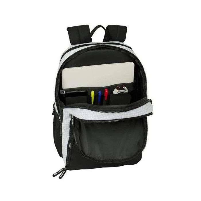 Mochila de Pádel Real Madrid C.F. 24/25 Blanco Gris 3 Mochila de Pádel Real Madrid C.F. 24/25 Blanco Gris 3