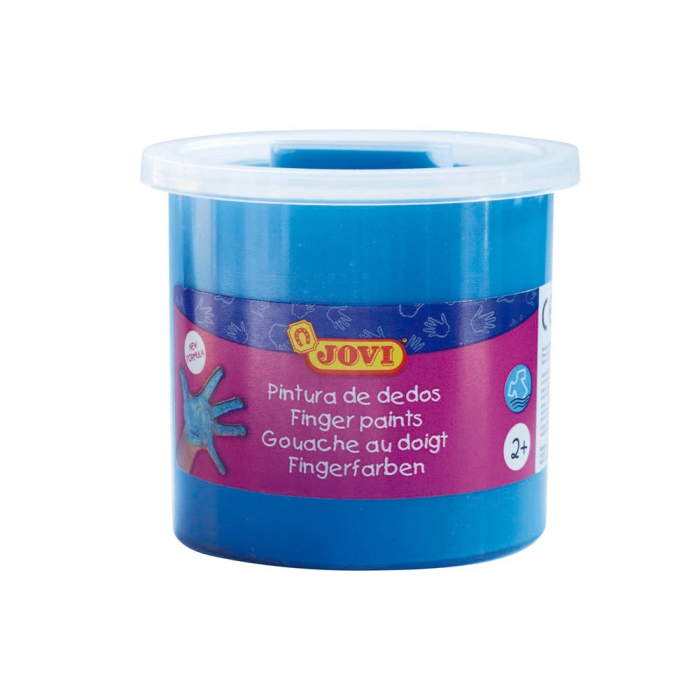 Jovi Estuche 5 Botes Pintura De Dedos 125 mL Azul 1