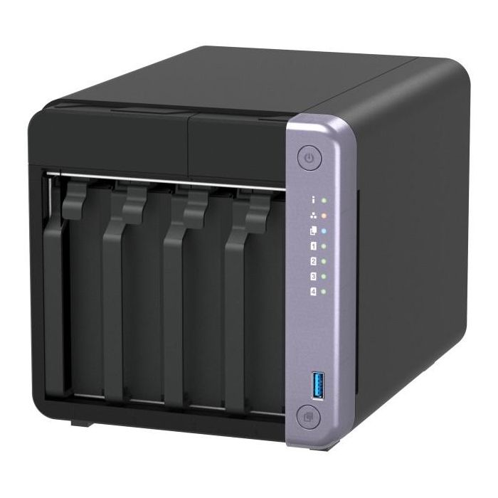 QNAP TS-432X-4G 4-bay NAS AL524 Quad Core 2.0GHz 4GB DDR4 (ampliable a 16GB) 10GbE SFP+ Servidor de Almacenamiento 5