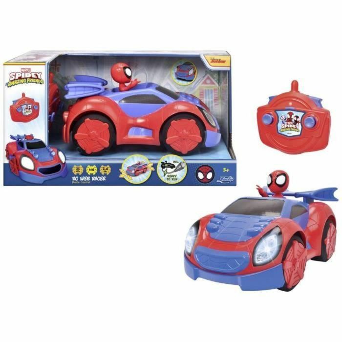 Spidey - Coche radiocontrol - 27cm - Función turbo - Batería recargable mediante cable USB