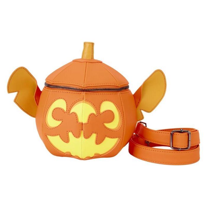Loungefly Bolso Pumpkin Stitch Disney Piel vegana 18x16,25x18cm