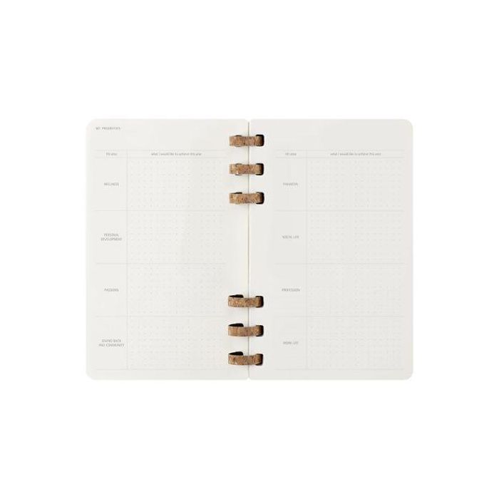 Moleskine DSSPB12MWH3Y26 Agenda 2026 Tapa Blanda 12 Meses Espiral L (13 x 21 cm) Negra 2