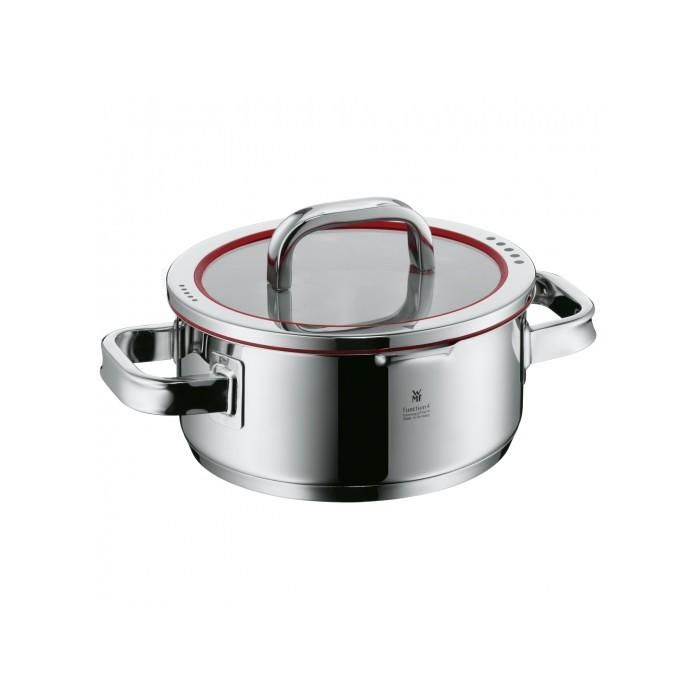 WMF 0760206380 Function 4 - Olla de cocción pequeña, 20 cm, roja
