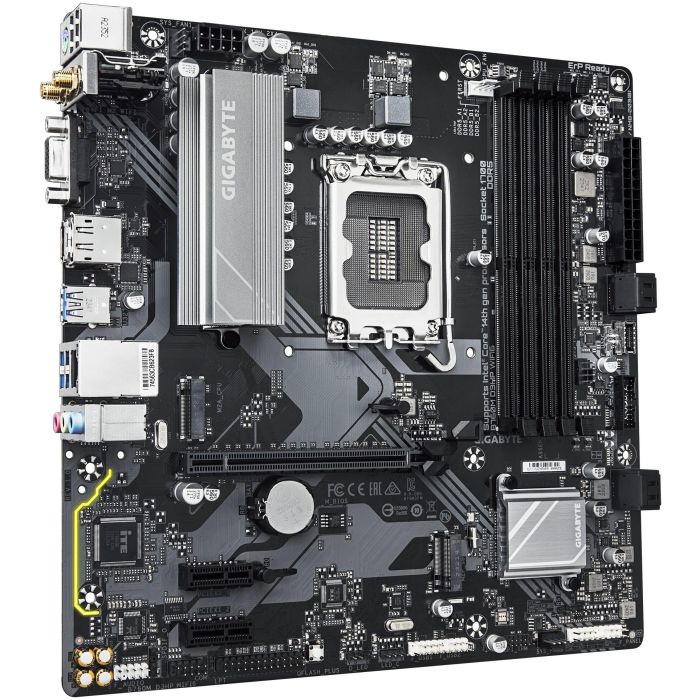 Gigabyte GA-B760M D3HP WIFI6 Placa Base Intel LGA 1700 DDR5 Wi-Fi 6 para 12-14 Gen, 2x M.2 PCIe 4.0, LAN GbE 2