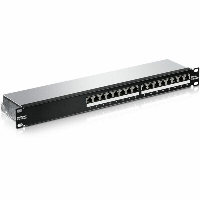 Patch Panel 16 Puertos UTP Categoría 6 Trendnet TC-P16C6AS 2 Patch Panel 16 Puertos UTP Categoría 6 Trendnet TC-P16C6AS 2