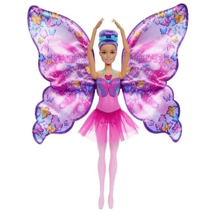 Barbie Hxj10 Muñeca Dreamtopia Mariposa Bailarina 2 en 1 - Transformación de Bailarina a Mariposa con Alas Desplegables 0 Barbie Hxj10 Muñeca Dreamtopia Mariposa Bailarina 2 en 1 - Transformación de Bailarina a Mariposa con Alas Desplegables 0