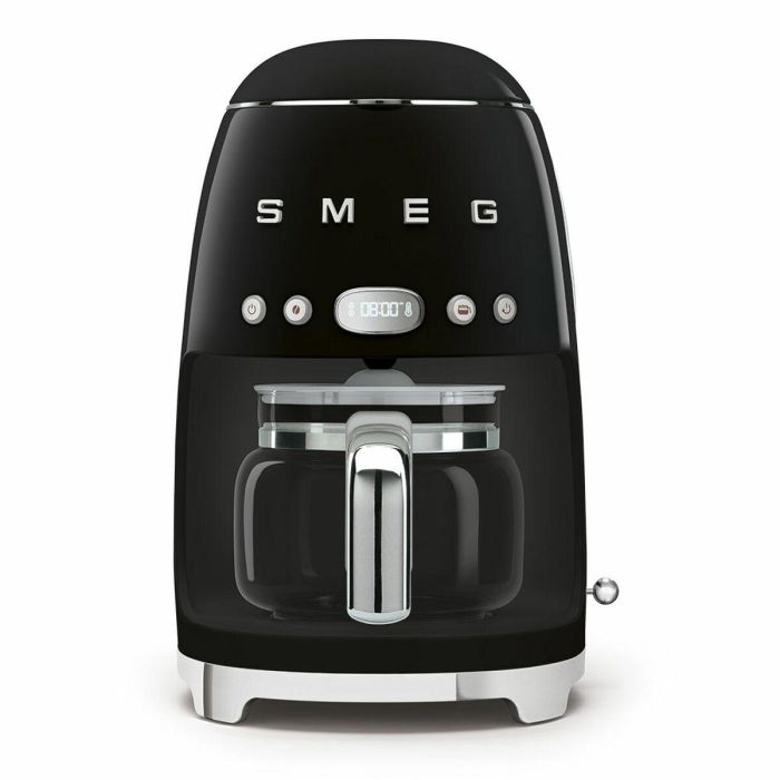 Smeg DCF02BLEU Cafetera de Goteo Estilo Años 50 Negra