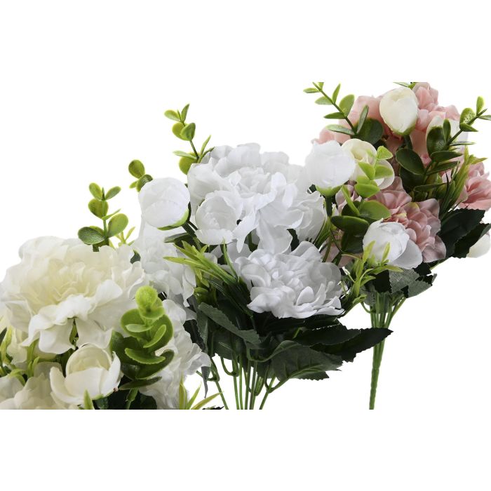 Rama DKD Home Decor Blanco Rosa 18 x 34 x 18 cm (12 Unidades) 1 Rama DKD Home Decor Blanco Rosa 18 x 34 x 18 cm (12 Unidades) 1