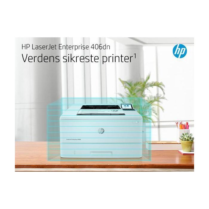 HP LaserJet Enterprise M406dn Impresora Láser Monocromo con JetIntelligence 34
