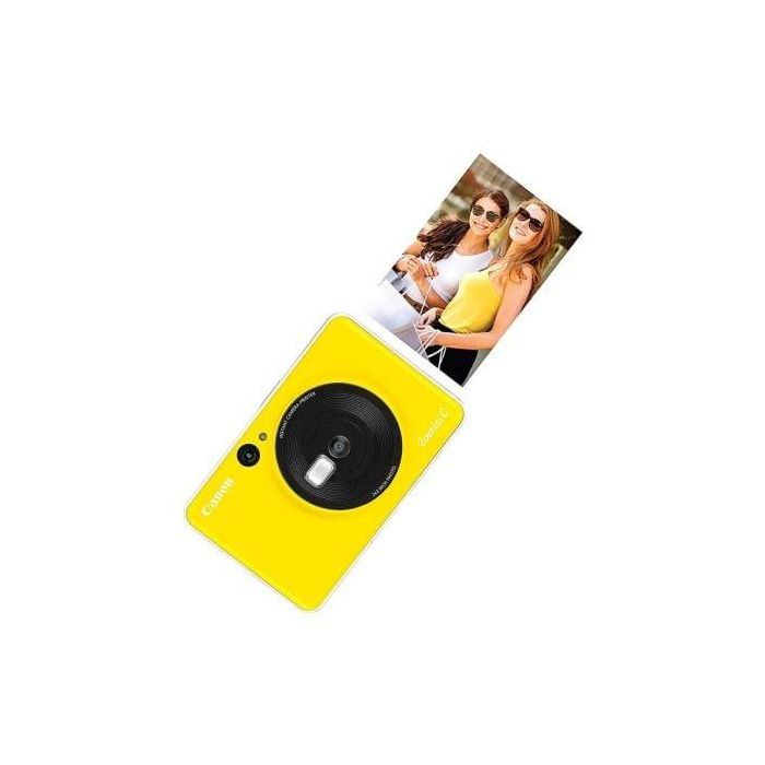 Cámara Digital Instantánea Canon Zoemini C/ 5MP/ Tamaño Foto 55x76mm/ Amarillo Abeja