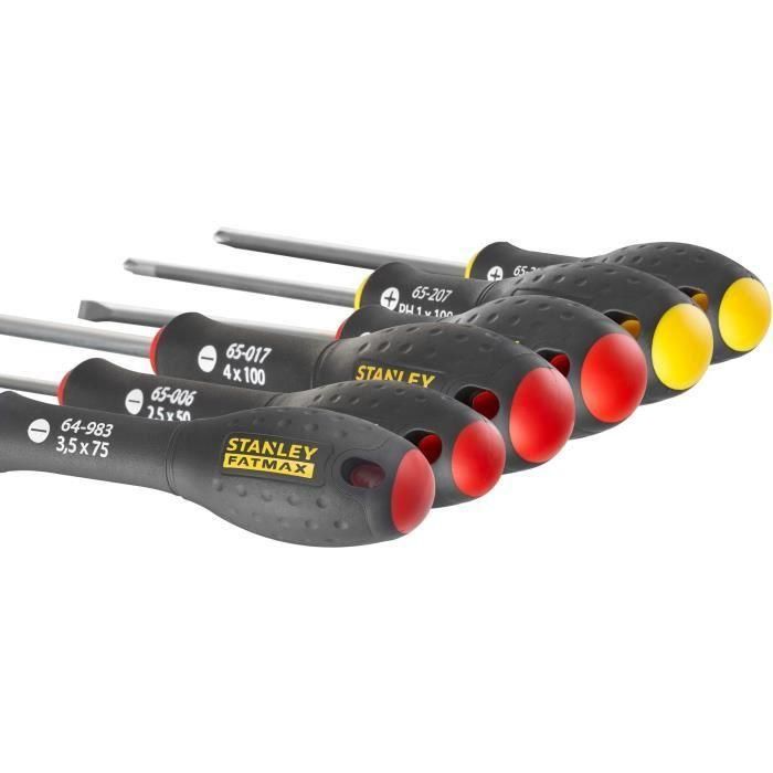 Juego de 7 Destornilladores - STANLEY FATMAX - FMHT0-62627 - Electricista + Mecánico + Phillips 2