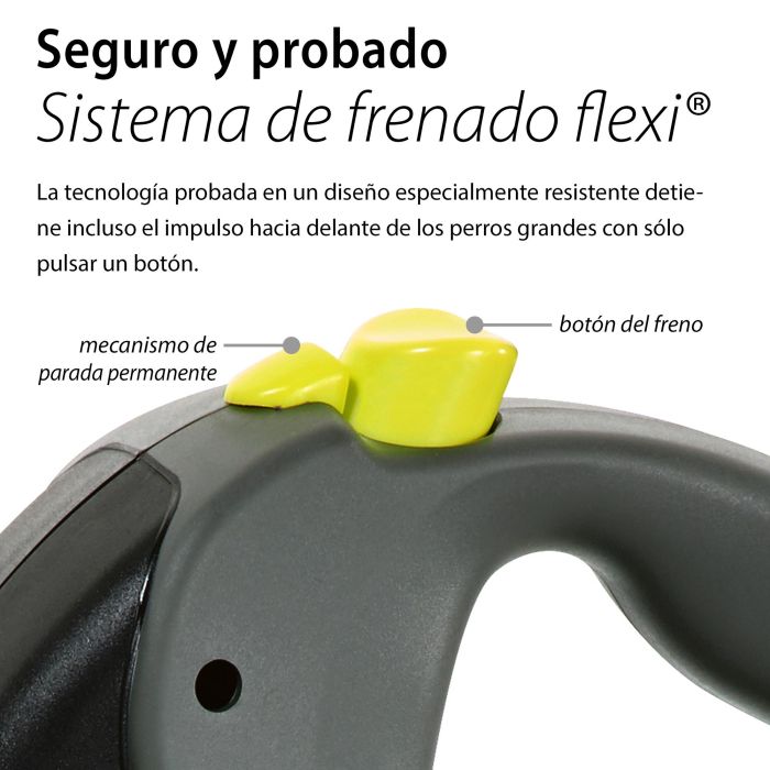 Flexi Correa Giant L Cinta 8m Neon para Perros, con Empuñadura Suave de Plástico y Nylon para Paseos Largos y Gran Libertad de Movimiento 2 Flexi Correa Giant L Cinta 8m Neon para Perros, con Empuñadura Suave de Plástico y Nylon para Paseos Largos y Gran Libertad de Movimiento 2