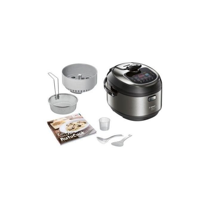 ROBOT DE COCINA BOSCH AUTOCOOK - 1200W - 48 PROGRAMAS AUTOMATICOS - TEMPERATURA 40-160º - BOL ACERO INOX. 5L - APAGADO AUTOMATICO ROBOT DE COCINA BOSCH AUTOCOOK - 1200W - 48 PROGRAMAS AUTOMATICOS - TEMPERATURA 40-160º - BOL ACERO INOX. 5L - APAGADO AUTOMATICO