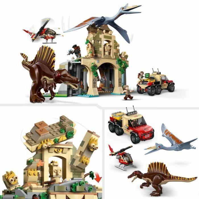 LEGO 76976 Jurassic World Misión Aérea de Spinosaurus y Quetzalcoatlus - Juego de Construcción 4 LEGO 76976 Jurassic World Misión Aérea de Spinosaurus y Quetzalcoatlus - Juego de Construcción 4