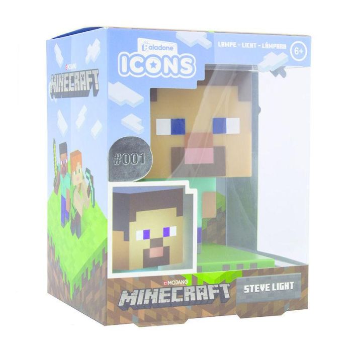 Lampara Paladone Icon Minecraft Steve 2 Lampara Paladone Icon Minecraft Steve 2