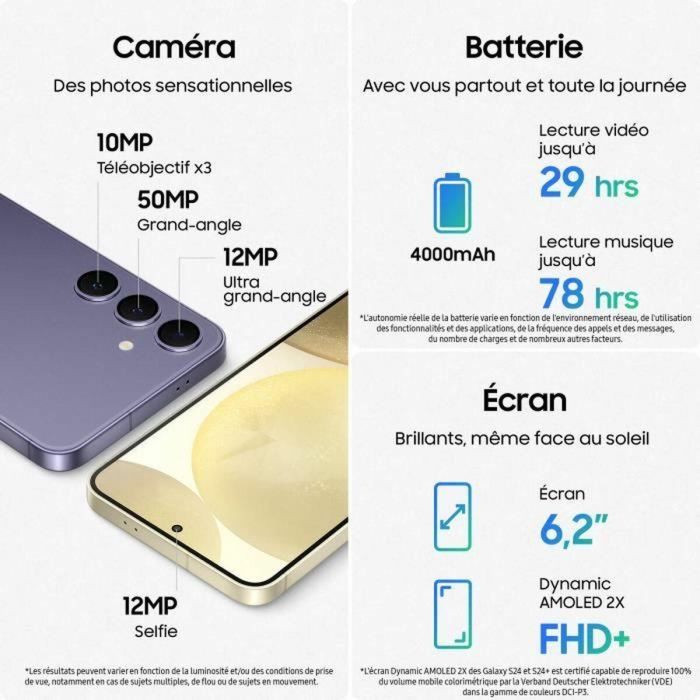 Smartphone Samsung Galaxy S24 6,2" 8 GB RAM 128 GB Gris 3 Smartphone Samsung Galaxy S24 6,2" 8 GB RAM 128 GB Gris 3
