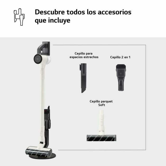 Aspirador Escoba Ciclónico LG A9C-SLIM1C 150 W 15 Aspirador Escoba Ciclónico LG A9C-SLIM1C 150 W 15