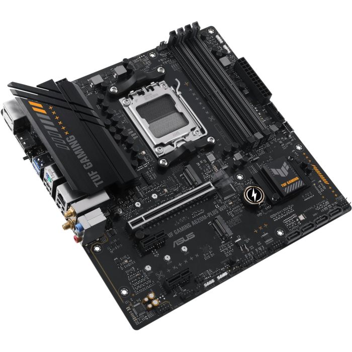 ASUS TUF GAMING A620M-PLUS WiFi Placa Base, AMD A620, Socket AM5, DDR5, mATX, WiFi 6, Bluetooth 5.3 4