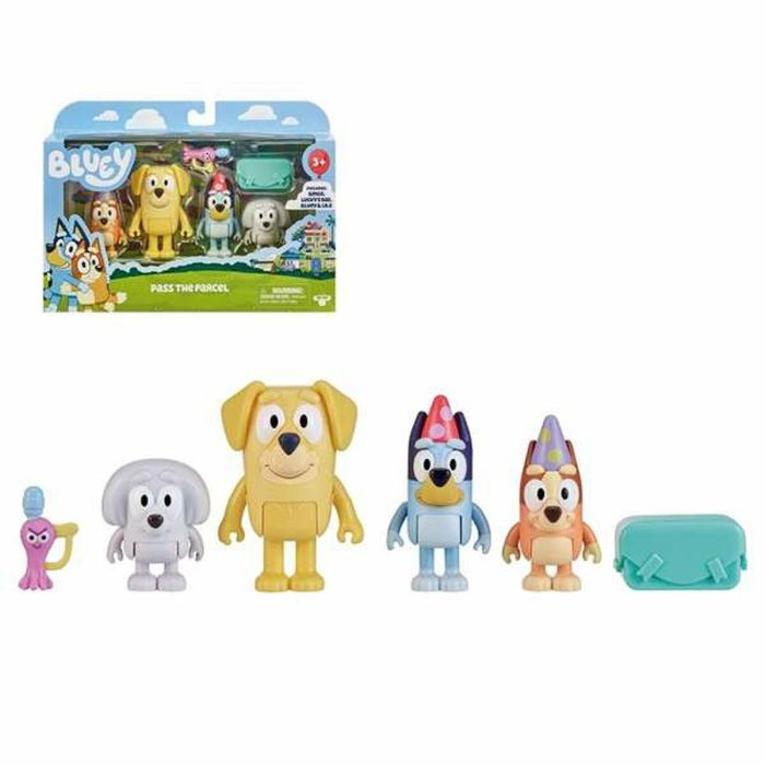 Figura bluey pack 4 figuras 6 cm con accesorios - modelos surtidos 3