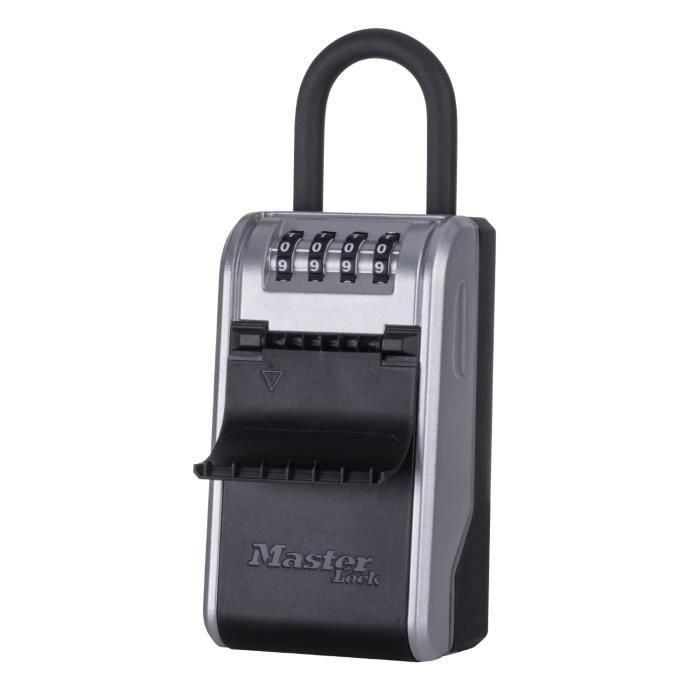 Master Lock MAS3520190945303 Caja de llaves exterior con mango flexible, Alta Seguridad, Gran Capacidad, Nuevo diseño, 19,6 x 7,6 x 5,6 cm 0 Master Lock MAS3520190945303 Caja de llaves exterior con mango flexible, Alta Seguridad, Gran Capacidad, Nuevo diseño, 19,6 x 7,6 x 5,6 cm 0